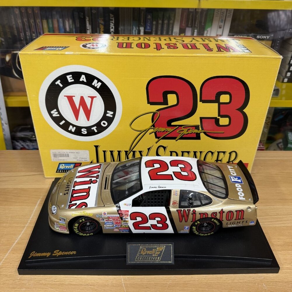 Revell Collection Club Jimmy Spencer #23 Team Winston 1/18 Die Cast Gold